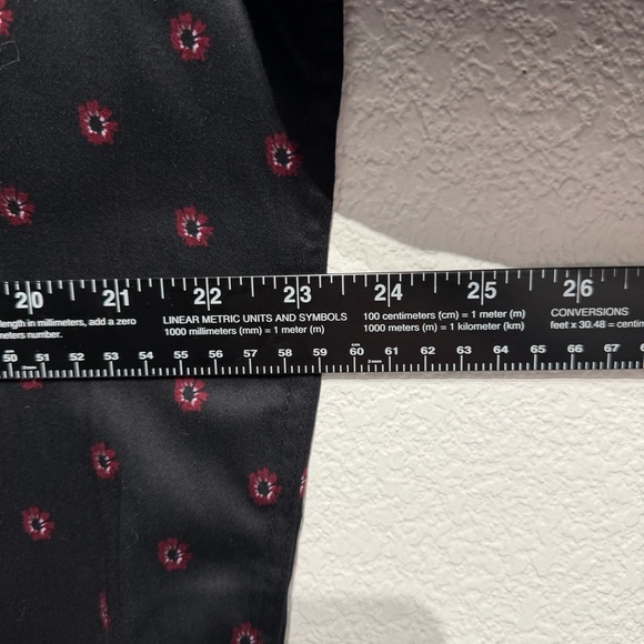 Ted Baker London Men’s Button Down Shirt – Black with Red Geometric Print – L - Picture 7 of 9